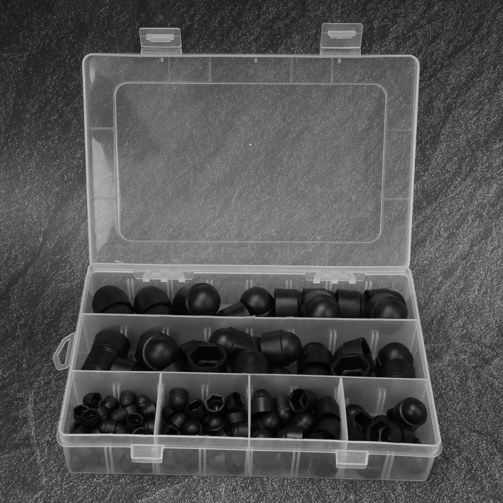 145pcsCelsiusbox PE Dome Nut Kit M4 M5 M6 M8 M10   Hex Nut   Hardware Fasteners