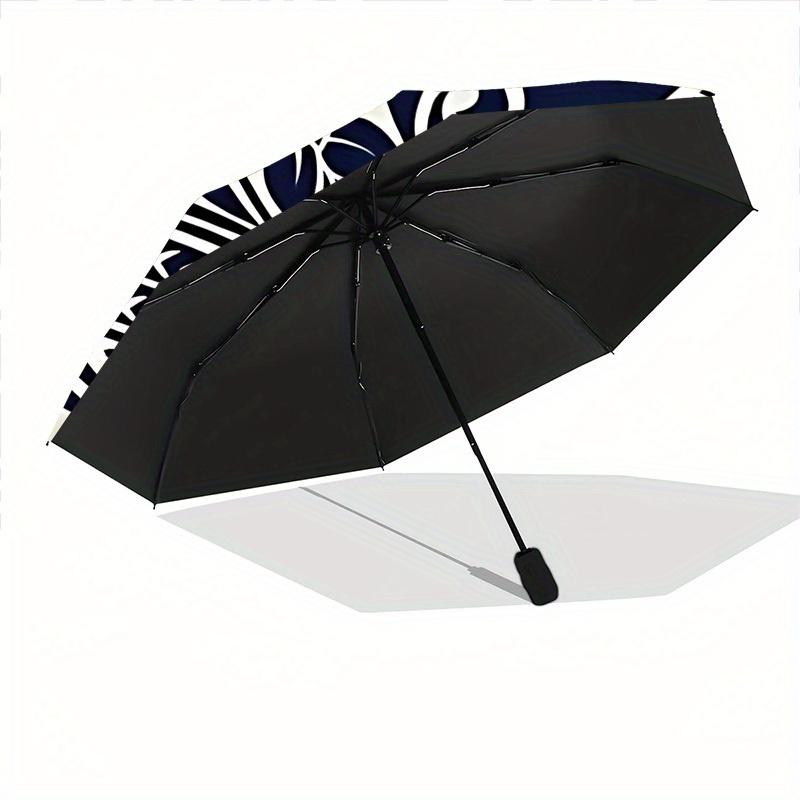 1pc Tribal Patterns Automatic Open/Close Umbrella with One Touch Button,, Windproof Design   Lightweight Portable Umbrella for Women & Men6143