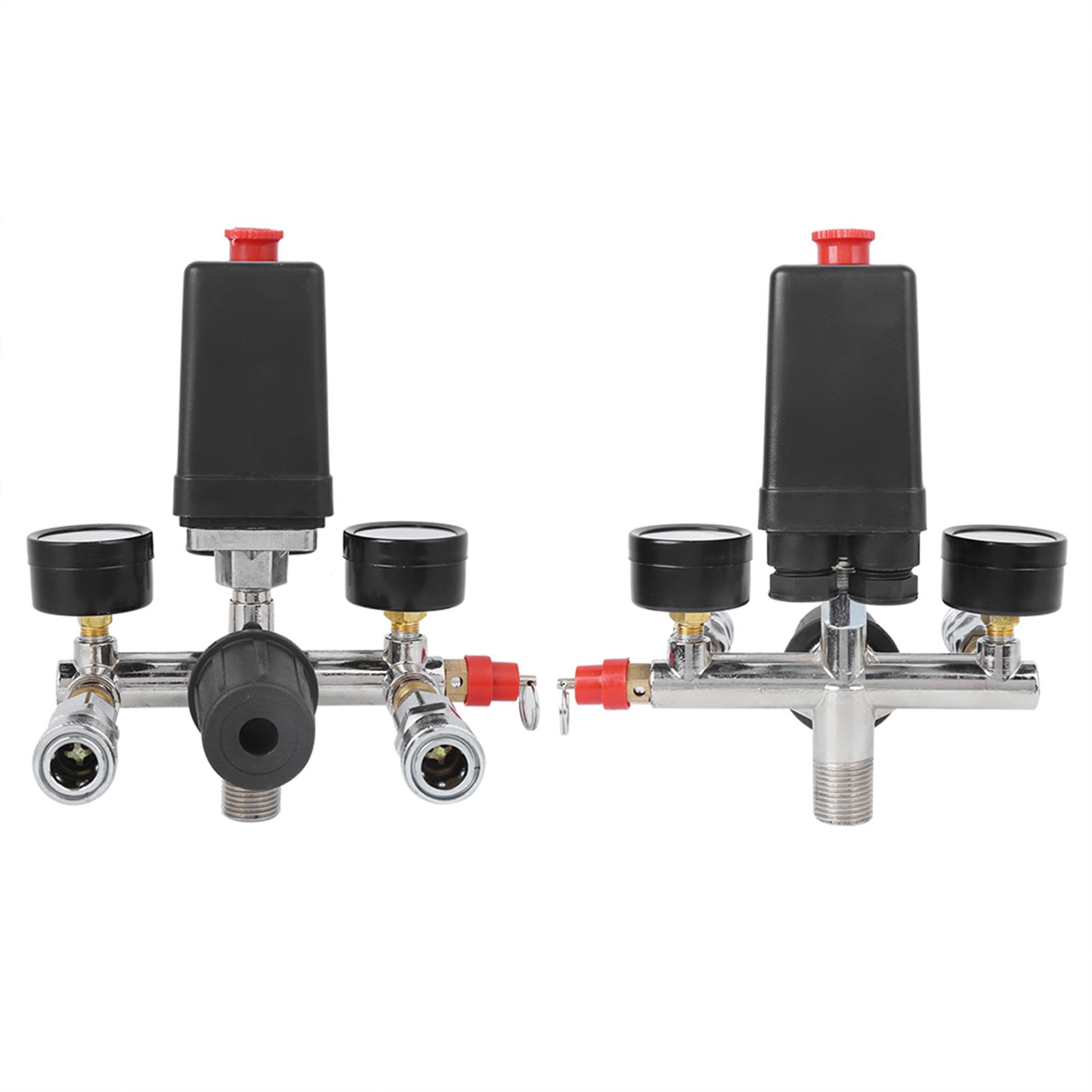 

Air Compressor Bracket Assembly Pressure Control Switch Valve Manifold Regulator for Bama