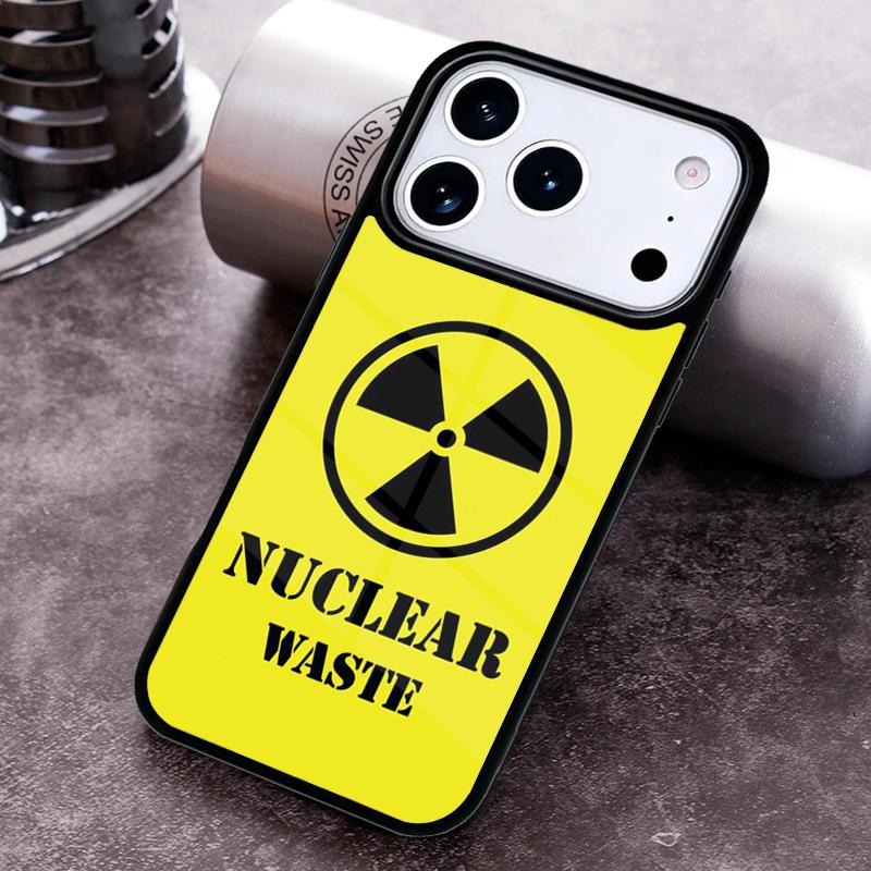 Nuclear Radiation Emblem Phone Case for iPhone 17 16 15 Pro Max Air 14 13 12 11 Plus Shockproof Capa Cover
