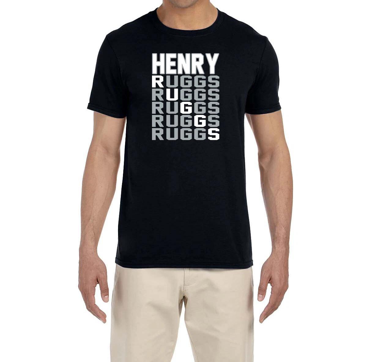 Las Vegas Raiders Henry Ruggs Text T-Shirt M
