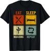 Funny Retro Design for Men Women Eat Sleep Mahjong Repeat T-Shirt Graphic T Shirts  Women Clothing Tops Harajuku Ropa De Mujer