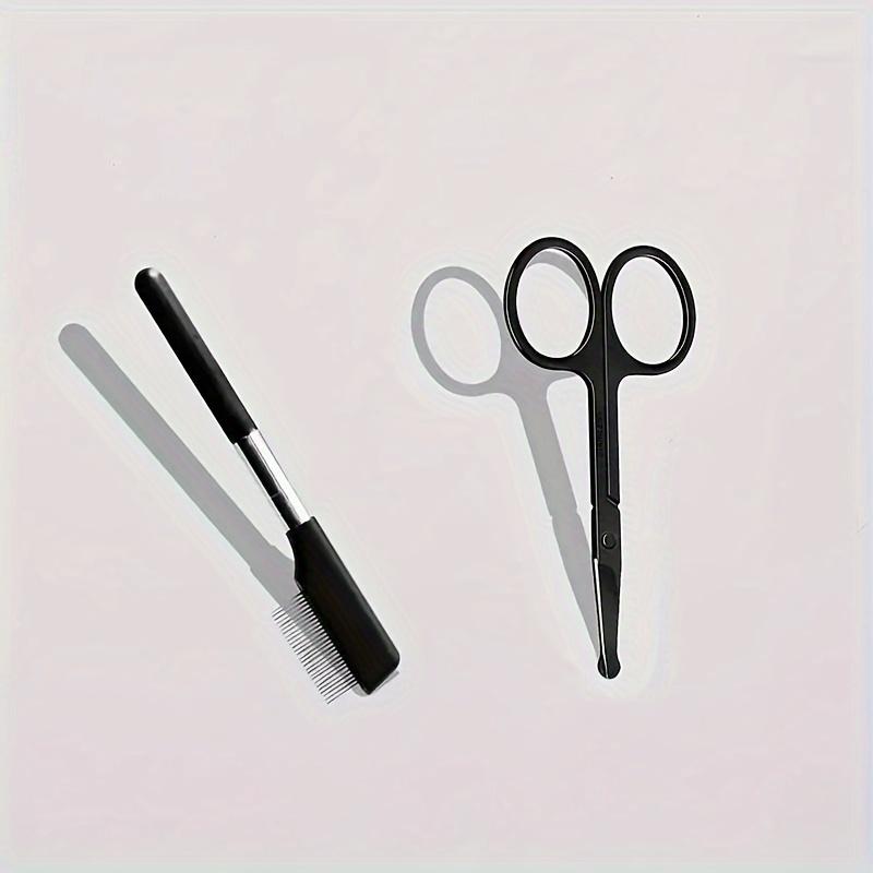 

Pet Eye Grooming Kit: Stainless Steel Comb & Detail Brush for Dogs, Cats - Tear Stain Removal & Hair Trimming