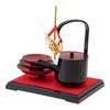 Yamanaka Lacquerware Toso Includes Sake Sake and Display A Traditional Craft from Yamanaka Made In Perfect for New Set Cups, Flask, Stand.