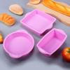 Heat-Resistant Silicone Baking Molds: Round & Rectangular for DIY Cake, Bread, and Toast