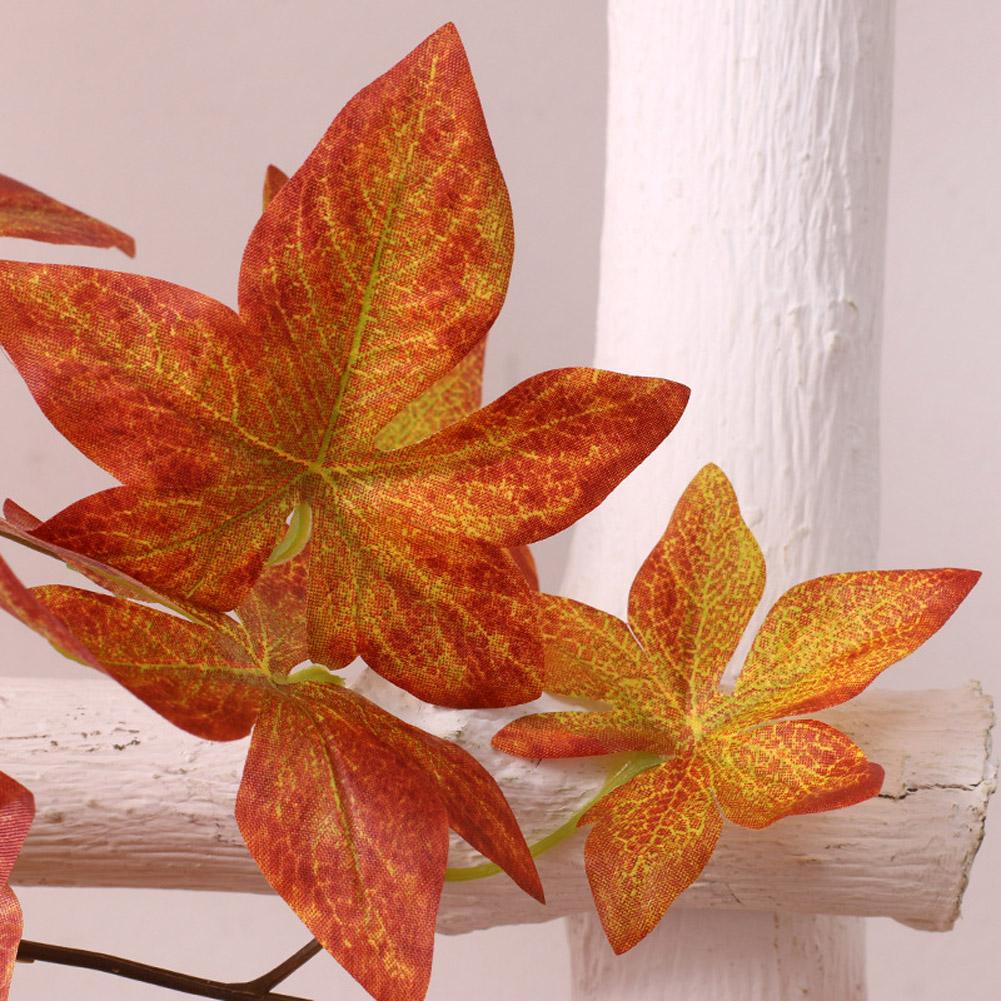 Artificial Maple Leaf Garland Rattan Hanging Vines for Wedding Home Wall Decor