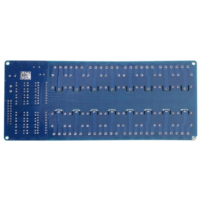 5V/12V/24V Relays Shield Module 16 Channel Relays Module with Optocoupler LM2576 Microcontrollers Interface Power Relays