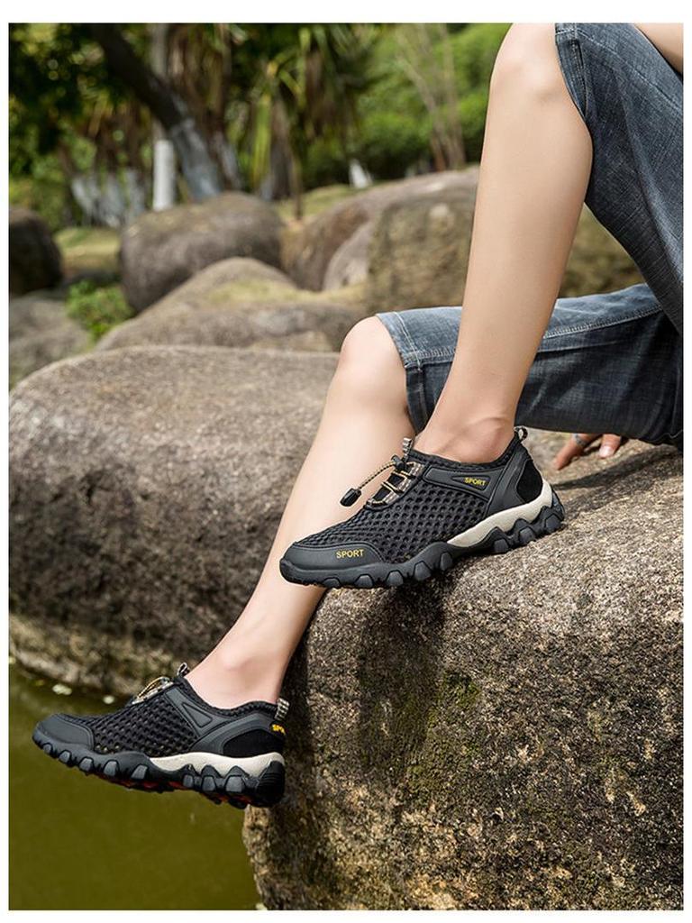 Pantofi de drumeție și pentru apărit în aer liber pentru bărbați 2026, cu plasă - Casual, Respirabili, Stil transfrontalier