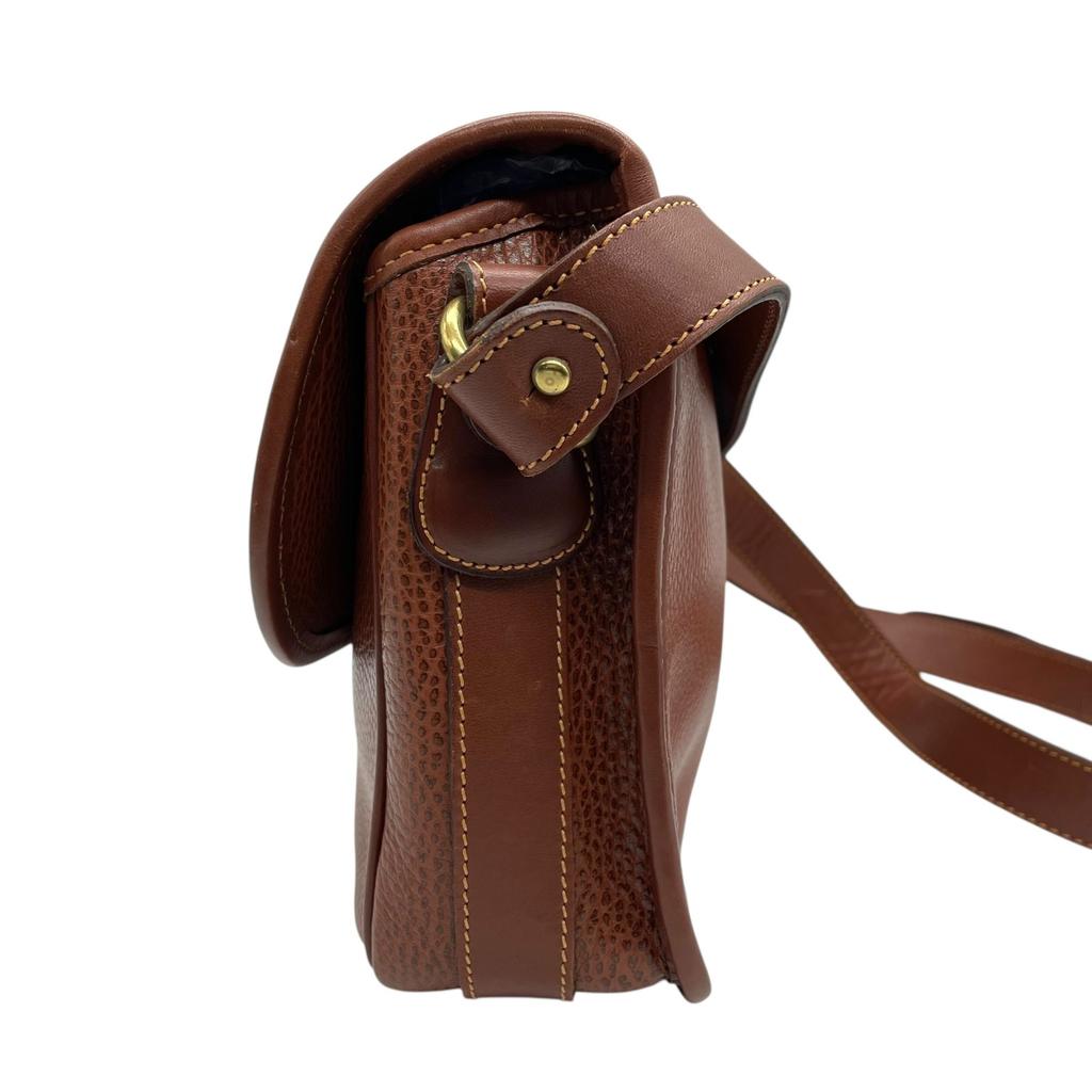 Used COACHShoulder Bag Brown leather unisex