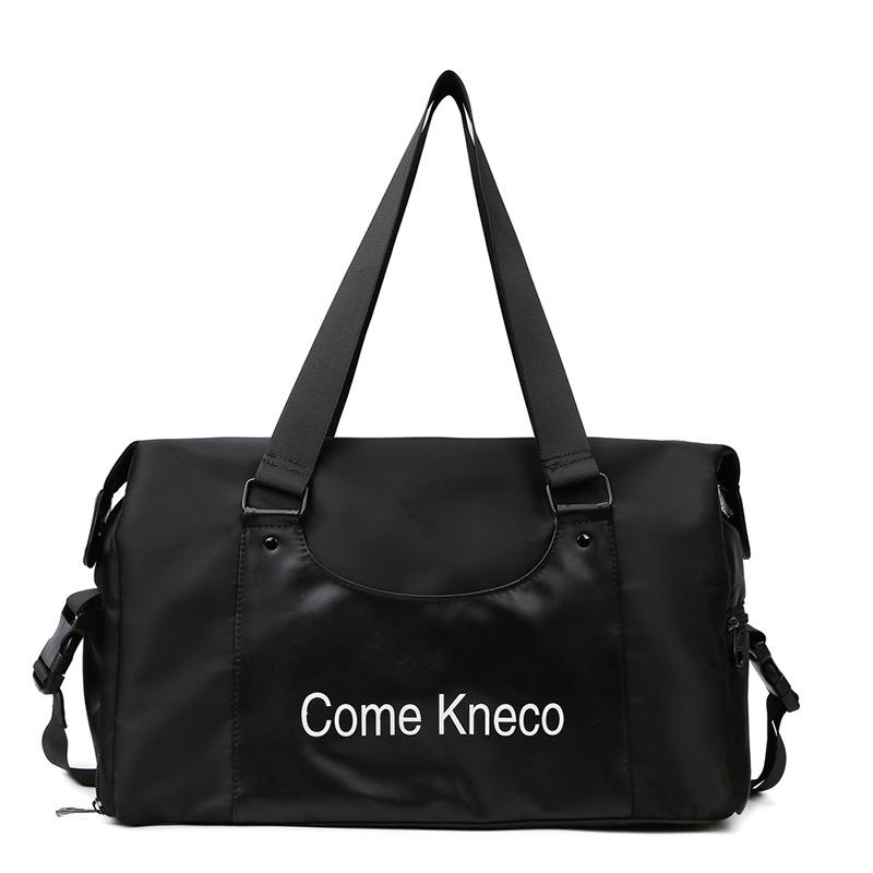 Fashion trend design model, go out, portable travel bag, wet and dry separation shoes, warehouse model, fitness bag, can cover the tie rod.