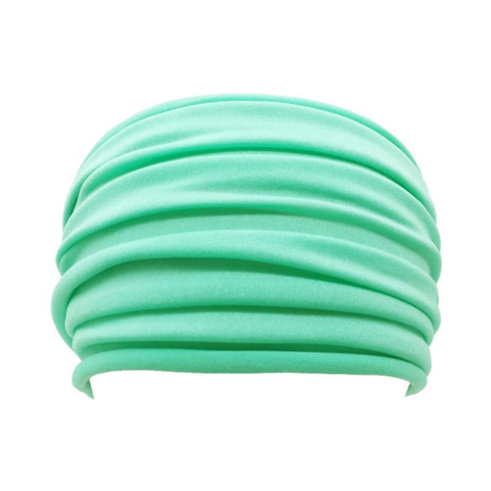 Free Shipping Women/Men Yoga Sports Wide Headband Elastic  Elastic Boho Hair Band Head Wrap Wristband