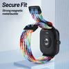 Magnetic Strap for Xiaomi Smart Mi Band 9 Pro/8 Pro Watch Band Comfortable Stretchable Braided Correa Redmi Watch 4 5 6 Brecelet