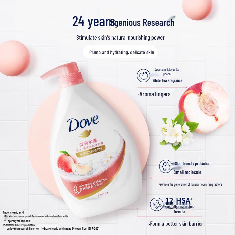 Dove Hydrating & Smooth Skin Shower Gel Duo Pack
