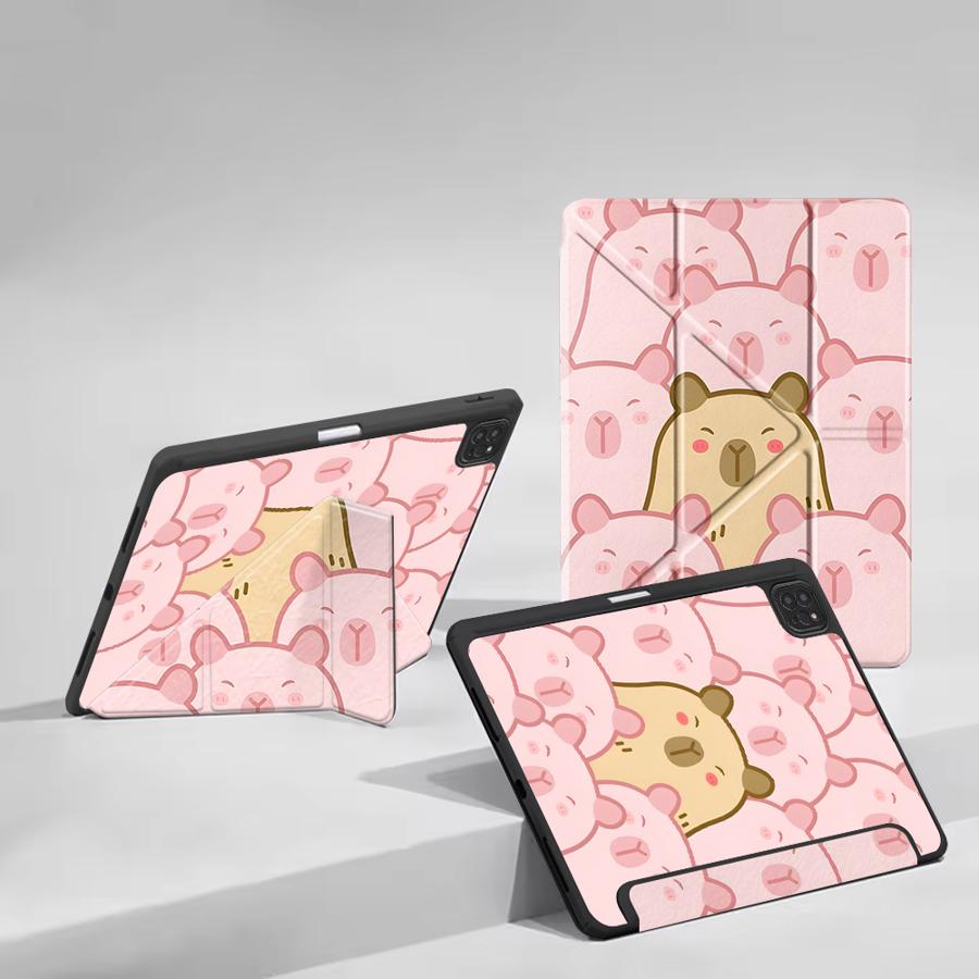Tablet Case For iPad Pro 11th 10th 9th 8th 7th 12.9inch Pro 2025 Mini 6 7 Air 4 5 M3 M2 1 2 M4 11inch Holder Cover Guinea Pig