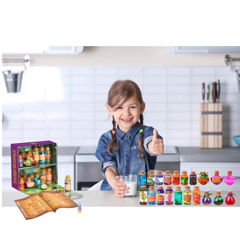 Witch'S Brew Diy Potion Set, Creative Fantasy Role Play Toy For Kids, Safe Washable Science Experiment Kit Perfect Birthday Gift