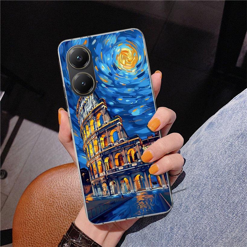 

Roman Colosseum Phone Case For Xiaomi Poco X7 X6 X5 Pro F7 Ultra Redmi 15C 15 13C 13 12C 12 10 10A 10C 9 9A 9C 9T Cover Poco X7 Xiaomi Poco X6