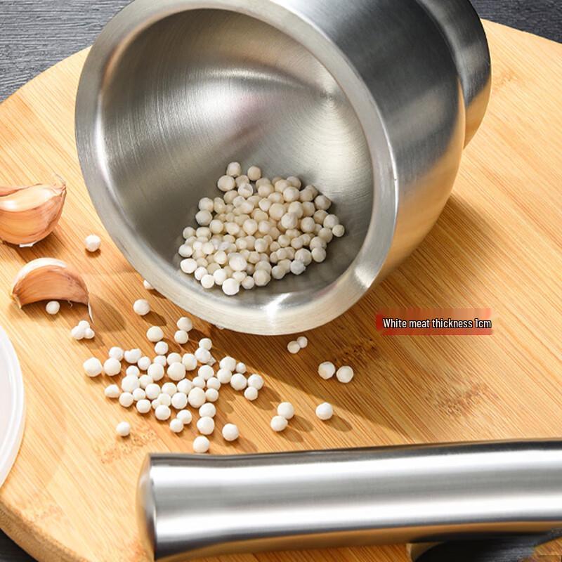 Homeglen 304 Stainless Steel Mortar and Pestle Set
