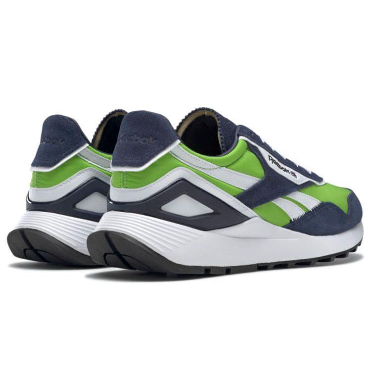 Reebok Classic Leather Legacy AZ Semi Solar Green Vector Navy Unisex Sneakers Footwear-White GX7569