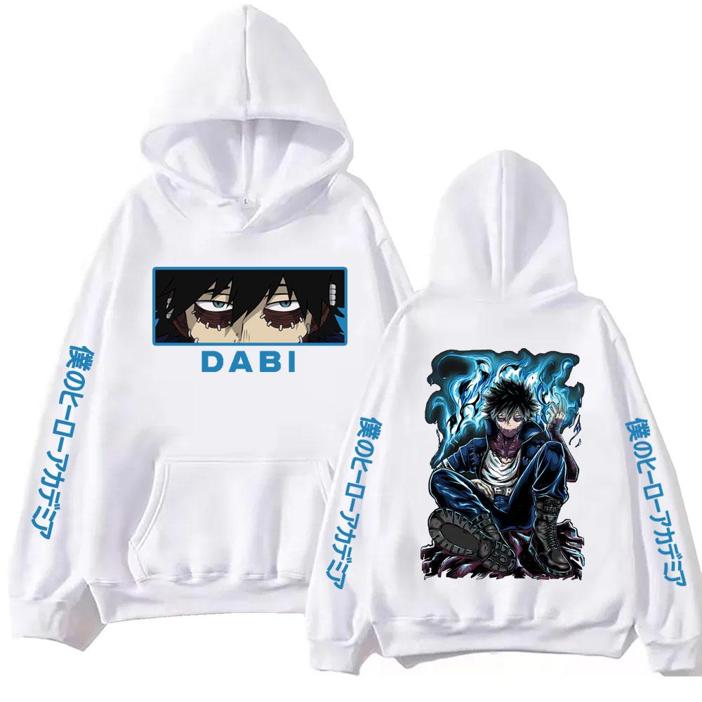 Anime My Hero Academia Dabi Hoodie Harajuku  Pullover Tops Man Woman Sweatshirt Fans Gift