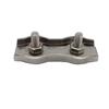 Stainless Steel Heavy Duty Locking Device Aircraft Wire Cord Double Clamp Buckle
