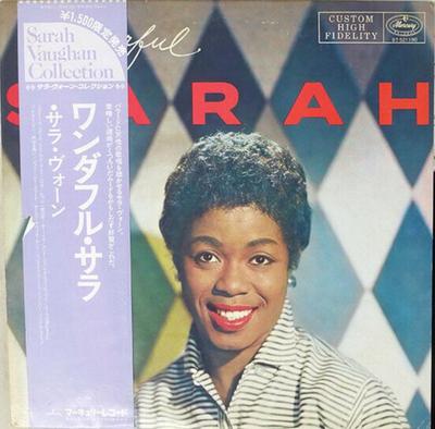 LP Record SARAH VAUGHAN  Wonderful Sarah BT5211 MERCURY 1980 Japan Obi Jazz Used