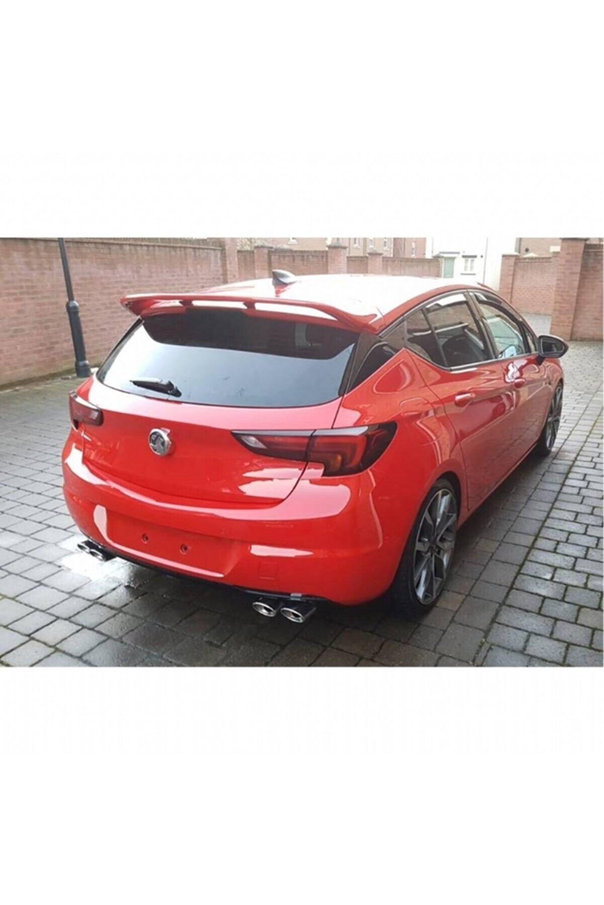 

For Opel Astra K 2015 to 2021 Diffuser Opc St +exhaust Tip (chrome) P Black Set ----- auto styling car accessories rare bumper spoiler