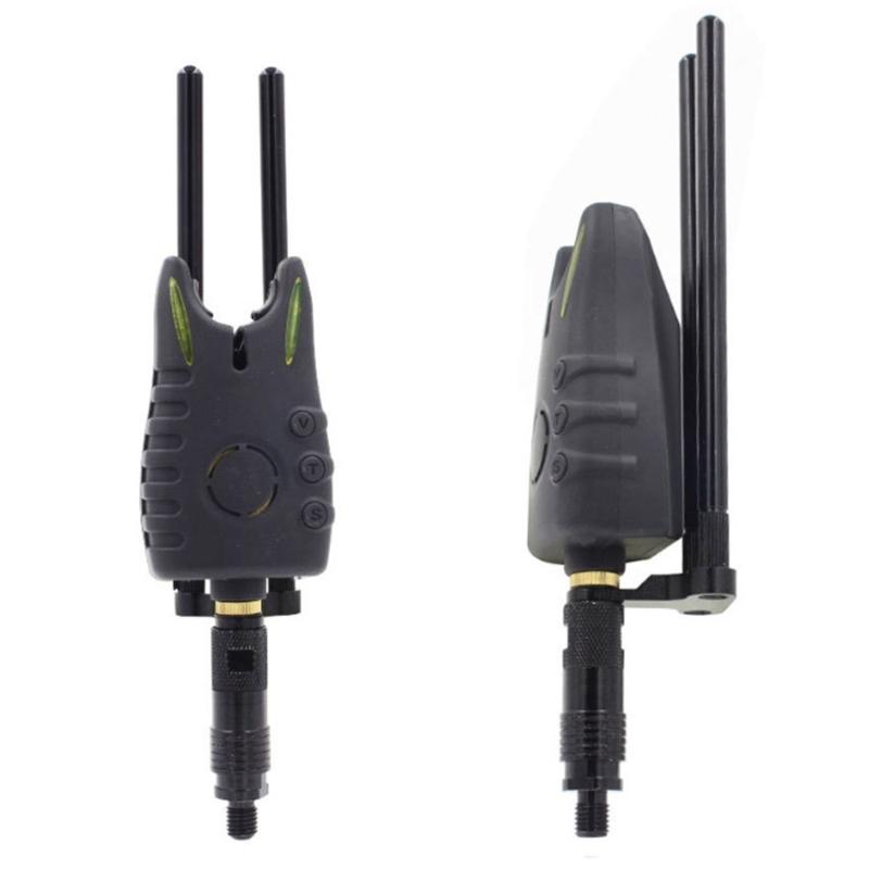 Windproof Stick Snag Stick Ears Fishing Rod Connector for Bites Alarm Fishing Accessories Aluminum Fishing Snag Stick