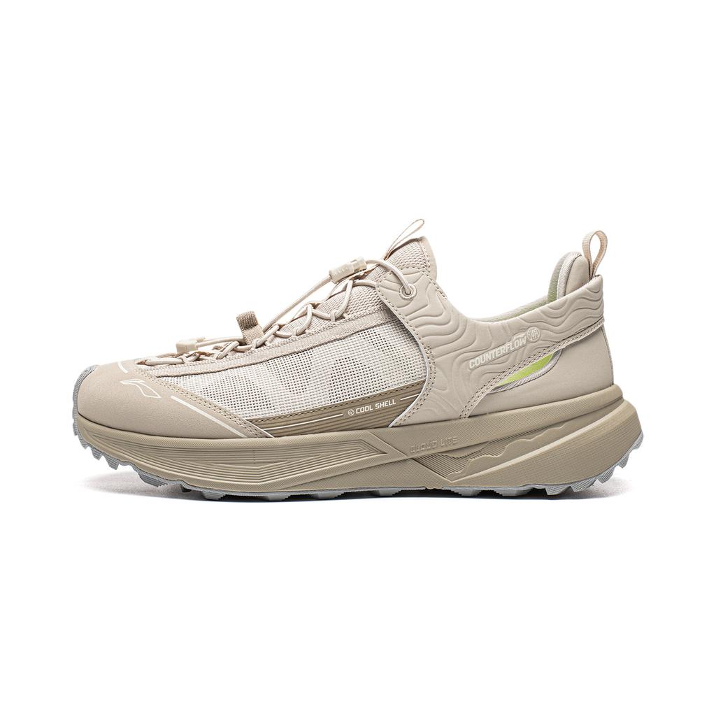 Li Ning Outdoor CF Tracing River Trekking Shoes Unisex Mica Gray AHLW009-3