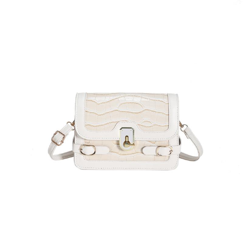 Lässige kleine Tasche Damen Frühling und Sommer 2025 neue Mode Textur Schulter Umhängetasche tragbare kleine quadratische Tasche