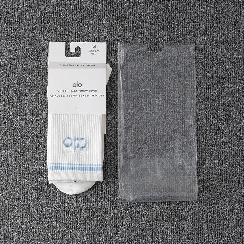 New High-Top AIO Yoga Sports Socks - Unisex Cotton In Black, White, Gray - Individually Packaged, Perfect for Couples