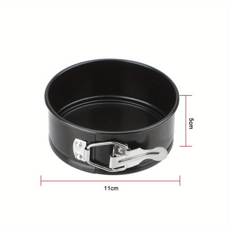 Nonstick Carbon Steel Cake Pan with Removable Bottom Ideal for Cheesecake and Bread Baking Oven and Air Fryer Safe Baking Tool