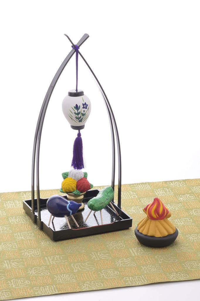 Seto Pottery Obon Decorations, Seto Ware, Welcome Fire and Send-off Fire Set, Welcome Fire (approx. 6.0cm diameter x 6.3cm height), Send-off Fire