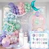 Mermaid Ocean Theme Balloon Garland Set for Birthdays and Weddings