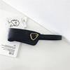 Fashion PU Leather Women's Waist Black Brown Decorative Coat Wide Belt Accessories Versatile Pin Buckle Waistband