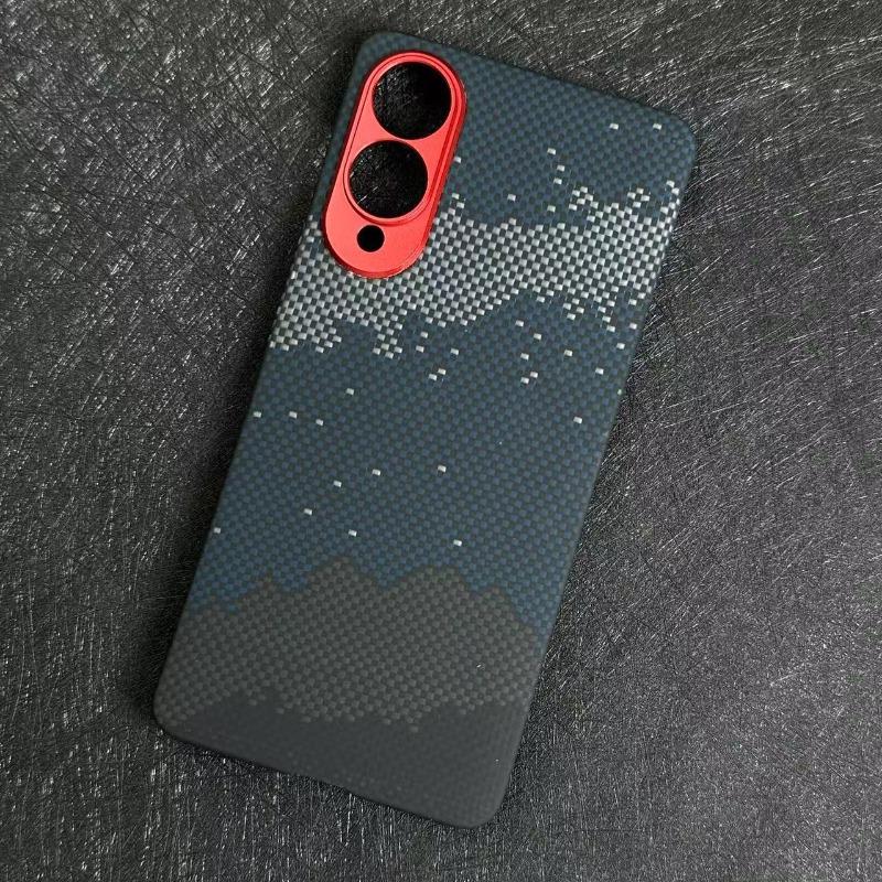 Ultra Thin Lightweight Slim Case for Samsung Galaxy S25 Edge Aramid Fiber Protective Cover Magnetic Carbon Fibe
