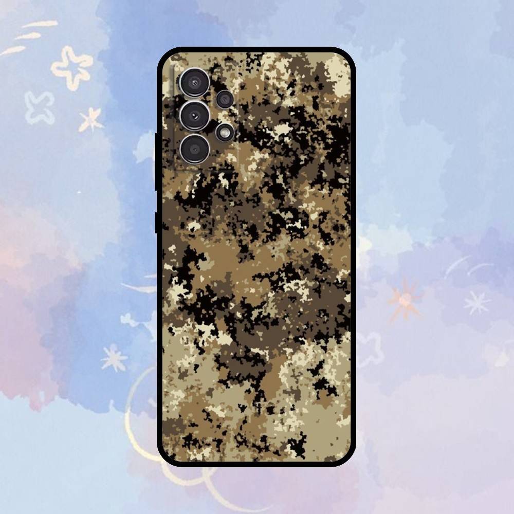 AAA Camouflage Camo Military Army Phone Case For Samsung Galaxy A73,A72,A71,A70,A53,A52,A51,Others Soft Black Cover Samsung a20s