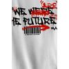 European Sizes American Adult Street Fashion Crew Neck Letter Print Short Sleeve T-Shirt, Slight Stretch, Regular Fit, Casual, Print Design