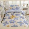 High-quality Printng Cotton Soft and Breathablestudent Dormitory Bed Sheet 3pcs Set Universal for Dormitory Single Bed