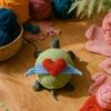 Warm Turtle Knitted Sweater Love Heart Turtle Costume Cute Pet Tortoise Clothes  Winter Season
