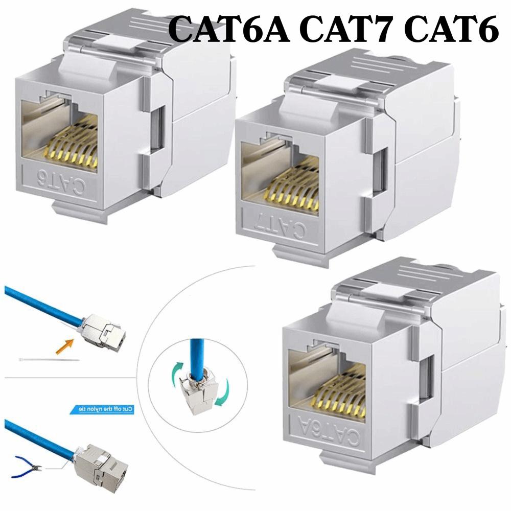 Tool Less Shielded Jack Shielded Network Adapter Coupler New Coupler Home Network