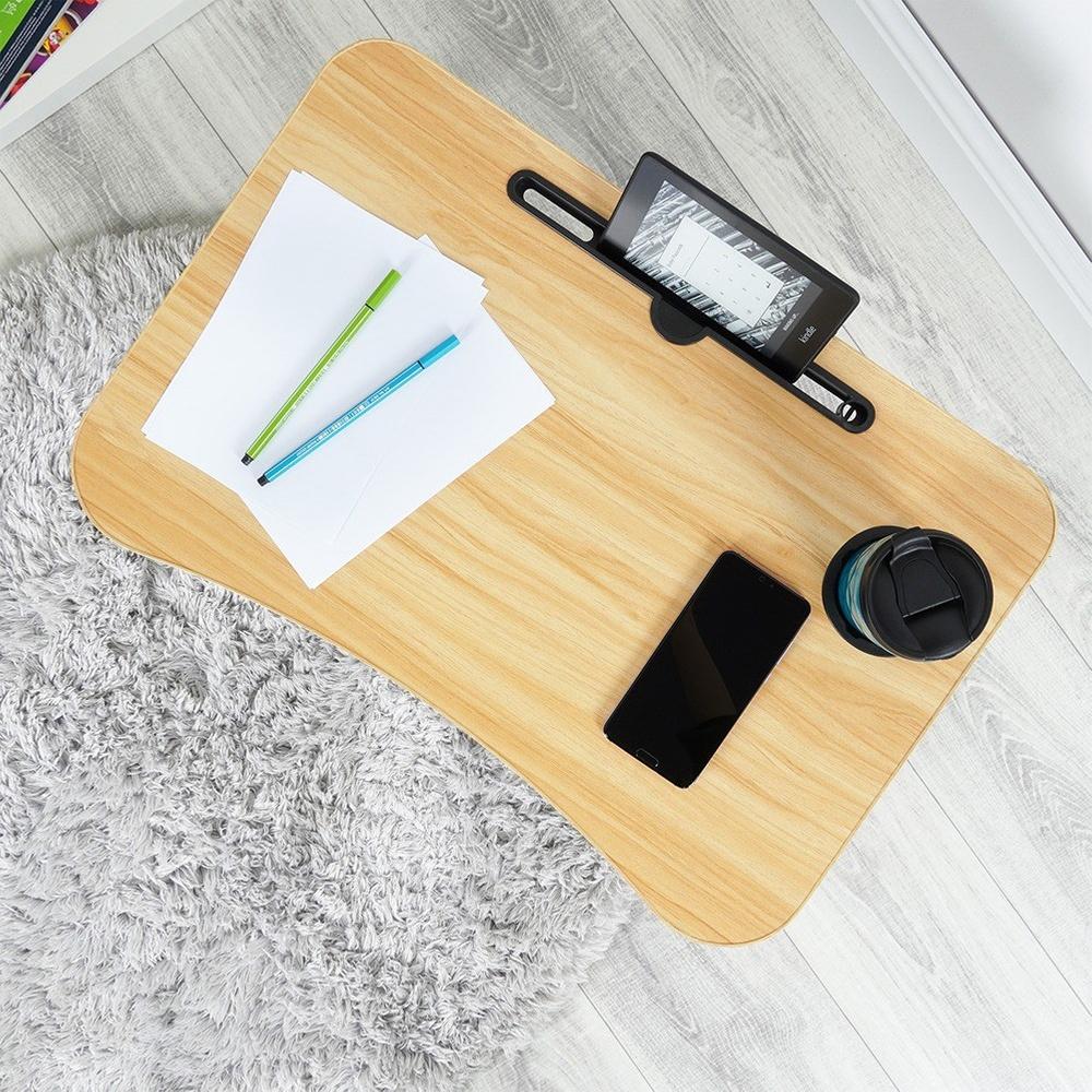 Large Laptop Table, Breakfast Tablet, Foldable Bed Tray Stand