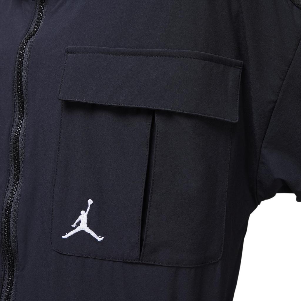 Jordan Jumpman Woven Comfortable Stylish Stand Collar Jacket Kids Jackets Black HQ8130-010