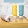 1/4pc 100ml Silicone Refillable Travel Bottles for Toiletries Leak Squeezable for Cosmetic Shampoo Cream Conditioner Lotion Soap