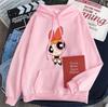 Flying Little Police Sweater Cartoon Anime Printed Hooded Pullover Sweater Loose Hot Top