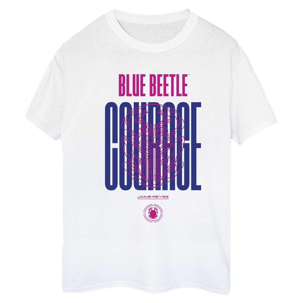 Blue Beetle Womens/Ladies Courage Cotton Boyfriend T-Shirt
