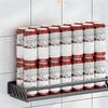 AEE2-Kitchen Small Tools Seasoning Storage Rack, Kitchen Bathroom Stainless Steel Rack, Wall Mounted, Storage Rack