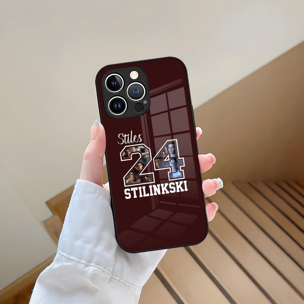 Teen Wolf Stilinski Phone Case Tempered Glass For IPhone 13 17 15 16 14 12 11 Pro Max Plus Mini XR XS SE2020 Coque