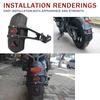 Rear Fender Mudguard Splash Guard Protector Cover For Honda CBF600 CBF600S CBF 600 CB250 Twister CB500X Motorcycle Accessories