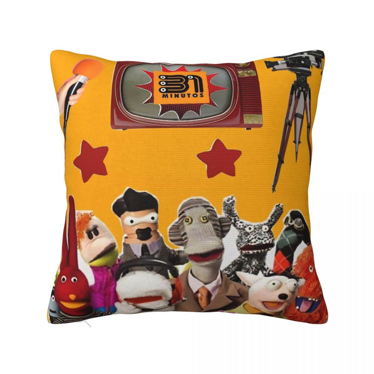

I Never Watched Television Square Pillow Covers Living Room 31 Minutos Comedy Cushion Cover Decor Throw Pillow Case 45*45 30cm x 30cm