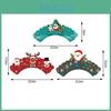 Cake Christmas Decoration Paper Flags Cards For Festive Party Prop Celebration